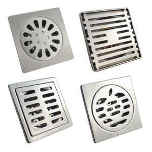 304 Stainless Steel Floor <b>Drain</b> 8 In Circle Anti Corrosion Modern Style For <b>Bathroom</b> Balcony Shower Washing Machine - Product Image 4