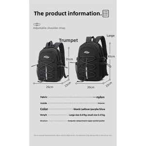 Mochila Ligera de Senderismo con Diseño de Rejilla, Multiusos, para Campamento, Viajes y Desplazamientos Diarios - Product Image 6