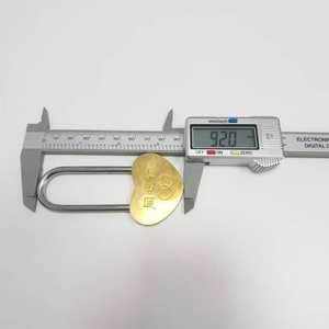 2025 nuevo estilo de alta calidad pequeño candado decorativo en forma de corazón San Valentín Navidad boda amor candados - Product Image 3