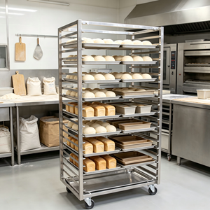 Equipo <span class=keywords><strong>de</strong></span> Cocina Comercial, Rejilla para <span class=keywords><strong>Pan</strong></span> y Bollos <span class=keywords><strong>de</strong></span> Acero Inoxidable, Capacidad <span class=keywords><strong>de</strong></span> 6-30 Niveles, Fácil <span class=keywords><strong>de</strong></span> Montar, Apto para Alimentos, Desechable - Product Image 4