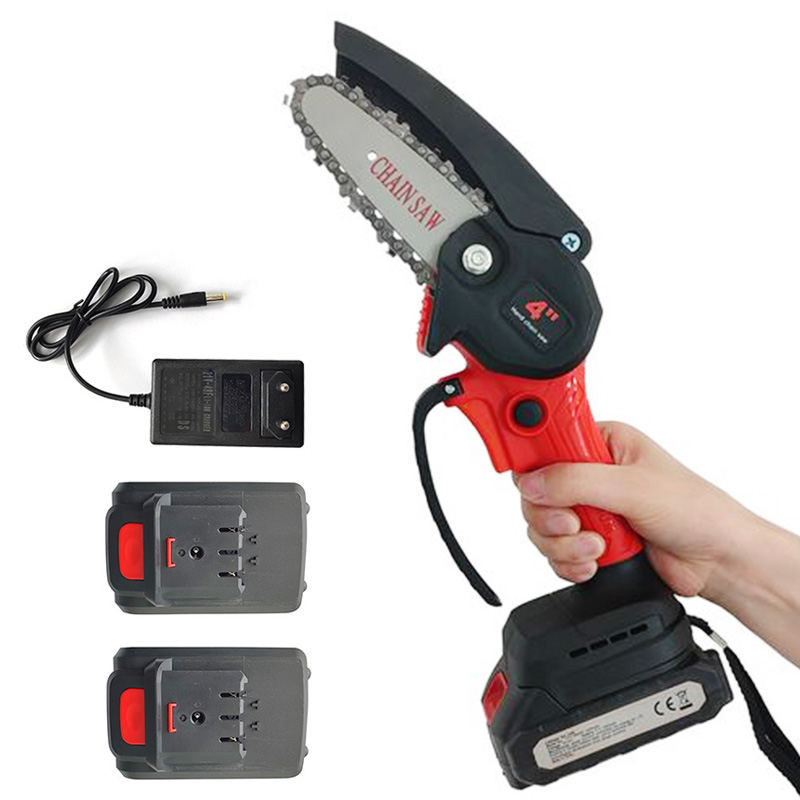 0ne Handed Chainsaw Motosierra Portatil Inalambrica Electrica Motosega a Batteria