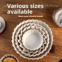 Papiers sulfurisés enduits de silicone de qualité alimentaire, anti-adhésifs et infroissables pour la cuisson et les moules à gâteaux (taille personnalisable)