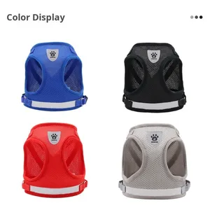 PETLUXE Rompi Reflektif Polyester Bernapas dengan Tali dan <span class=keywords><strong>Harness</strong></span> untuk Ras Kecil/Sedang - Product Image 5