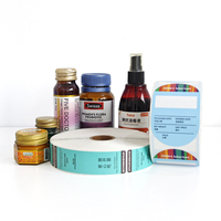Etiquetas de Muestras de Laboratorio Profesionales, Impresas Personalizadas, Resistentes al Congelador, Vinilo Impermeable, Rollos de Etiquetas, Impresión Térmica, ISO 13485