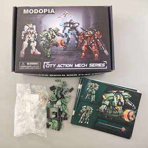 Set di blocchi di costruzione assemblaggio motropia-<span class=keywords><strong>Samurai</strong></span> Mecha <span class=keywords><strong>Warrior</strong></span> modelli che trasformano Action figure Robot Set regalo per bambini e ragazzi - Product Image 1