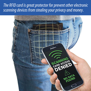 Carte de sécurité Anti-vol rfid UV, artisanat, portefeuille personnalisé, Anti-protection de confidentialité, blocage de carte - Product Image 6