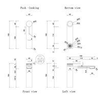 Pour Empolo moderne mitigeur salle de bain robinet nouveau pistolet métal cuivre robinet de douche mélangeurs pour hôtel appartement robinet d'eau chaude froide