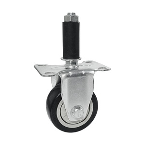 Kho kệ xe đẩy thiết bị: 3-inch, 4-inch, 5-inch mở rộng chèn thanh định hướng bánh xe/chống tĩnh bánh xe cao su - Product Image 4