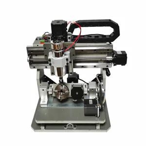 DIY Mini CNC 3020 PVC Engraving Milling Machine 5Axis for PCB Drilling Wood Carving Cutter 4Axis Aluminum Router 500W USB Port