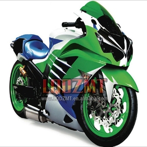 OEM Pour KAWASAKI NINJA <span class=keywords><strong>ZX</strong></span> 14R ZZR1400 ZX14R 06 07 08 09 10 11 60LQ.<span class=keywords><strong>81</strong></span> <span class=keywords><strong>ZX</strong></span>-14R Vert bleu 2006 2007 2008 2009 2010 2011 Carénage - Product Image 1