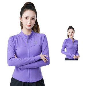 เสื้อแจ็คเก็ตโยคะออกกำลังกาย Xiangyin แขนยาว ทรงพอดีตัว สำหรับทุกเพศ เหมาะสำหรับกีฬากลางแจ้ง - Product Image 1