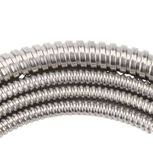 Tubo flexible de acero inoxidable 304 de 4-64 mm, ignífugo, antipisoteo, corrugado, para protección de cables - Product Image 1