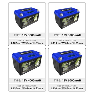 オートバイバッテリー卸売価格中国バッテリーオートバイ<span class=keywords><strong>12V</strong></span> 4ah 5ah 9ahスマートブルーブラック1年1年1個KC CE BIS 0.5 - Product Image 3