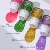 Saphia Mini Fashion Pigment minéral scintillant, brillant, imperméable, fard à paupières liquide monocouleur, longue durée, clair et foncé