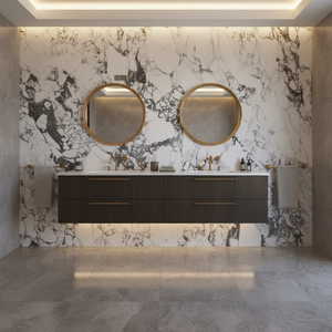 Gesinterd Steen Grote Plaat FISH BELLY GOLD 3D Model Antislip Moderne Binnendecoratie Tegels Tafelblad Wasbakblad Vloer Wand - Product Image 6