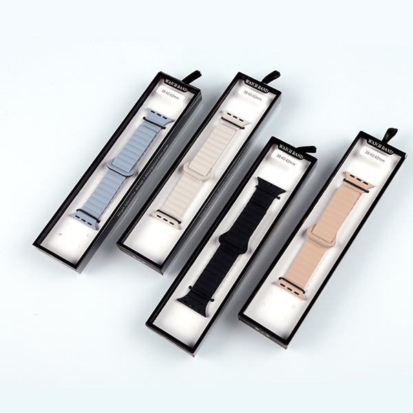 New Adjustable Silicone Magnetic Watch Band for Apple Watch Series 11 10 9 Ultra 49mm 46mm 42mm Custom Watch Strap