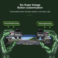 Nouveau G21 Mobile Game PUBG Trigger pour 6 Six Doigts Joystick Gamepad pour Jeux Mobiles Smartphones Pubg Call Duty