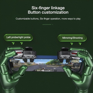 Nuevo Gatillo G21 para Juegos Móviles PUBG, Joystick de Seis Dedos para Teléfonos Inteligentes, Compatible con PUBG y <span class=keywords><strong>Call</strong></span> of <span class=keywords><strong>Duty</strong></span> - Product Image 6
