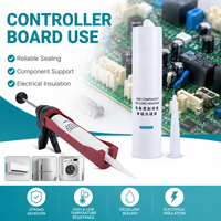 Silicone RTV monocomposant pratique de 300 ml pour le collage et l'isolation, silicone élastique pour les lignes d'assemblage OEM, scellant de précision