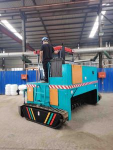 Crawler Windrow <span class=keywords><strong>Compost</strong></span> Turner macchina con motore nucleo componente per fertilizzante organico linea di produzione - Product Image 6