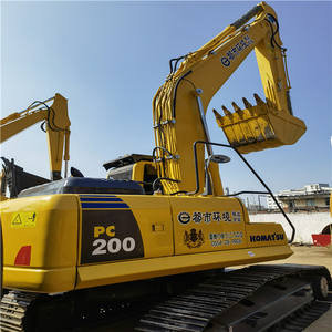 Excavadora sobre orugas KOMATSU de 22 toneladas usada original de Japón, excavadora Komatsu PC200, excavadora usada - Product Image 4