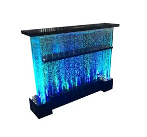 Индивидуальные Акриловые стеновые панели с водяными пузырями, используемые как светодиодный стол для барной стойки/столы