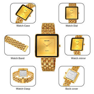 Hot-selling Antique Square Simple Stylish Unisex <b>Couple</b> Quartz <b>Watch</b> 3ATM Waterproof Stainless Steel Multi-color Dial Bulk - Product Image 4