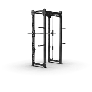 Rack de Sentadillas Ajustable de Acero Reforzado QLI QPSR02 para Gimnasio Comercial, Media Jaula para Entrenamiento de Fuerza con Pesas Libres - Product Image 1