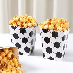 Boîtes à <span class=keywords><strong>popcorn</strong></span> jetables sur le thème du sport, football, basketball, soccer, gobelets à collation pour bars, cafés, boutiques de cadeaux - Product Image 3