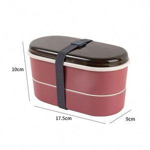 Bento <b>Box</b> with <b>Compartment</b> Microwave- and Salad-Apt Students' <b>Lunch</b> Boxes Includes Cutlery-for Kitchen Use - Product Image 6
