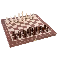 थोक हस्तनिर्मित वस्तुओं की लकड़ी के टूर्नामेंट उद्यान इनडोर खिलौने बच्चों और वयस्कों के लिए शतरंज बोर्ड खेल सेट