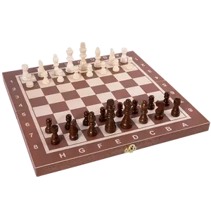 Оптовая продажа, старинный деревянный турнирный Набор для шахматных настольных игр ручной работы, набор для комнатных игрушек для детей и взрослых
