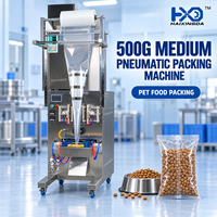 Machine d'emballage pneumatique automatique durable de 500 g de taille moyenne avec certification CE pour la production de volume moyen d'épices et d'assaisonnements