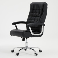 Chaise de bureau pivotante à dossier haut de qualité fabricants de luxe à vendre chaises de bureau de direction confort en cuir patron