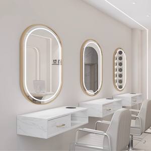 Espejo de Maquillaje de Pared para Salón de Belleza y Barbería, Moderno, Metálico, de Alta Calidad, con LED, <span class=keywords><strong>Precio</strong></span> al por Mayor - Product Image 2