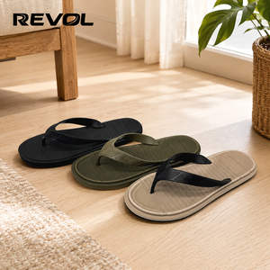 Pantuflas Clásicas para Exteriores Ligeras y Transpirables de EVA con Amortiguación y Diseño Reciclable, Pantuflas de EVA, Sandalias de Playa para Verano - Product Image 5