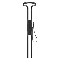 Robinet mural thermostatique en cuivre brossé or noir à poignée unique, avec jet doux pour douche froide – Meilleures ventes