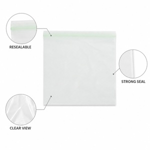 Clear Window Display Artisan Handmade Soap Resealable Zipper <b>Bag</b> Biodegradable Shampoo Bar Bath Bomb Solid Cosmetic Packaging - Product Image 4