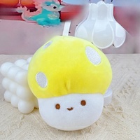 Boneka Jamur Lucu Grosir, Hadiah Mesin Cakar Mini, Cincin Lempar, Liontin Pernikahan, Hadiah OEM