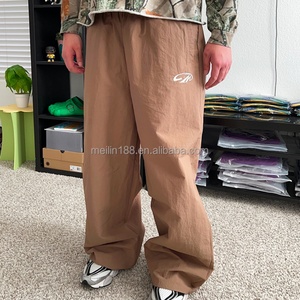 Custom Nylon Pants Lightweight Casual Wear High Quality Waterproof <b>Track</b> <b>Trousers</b> Embroidery Nylon <b>Track</b> Pants - Product Image 2