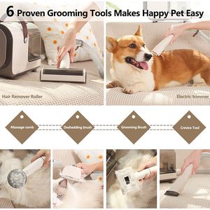 <span class=keywords><strong>Aspirateur</strong></span> professionnel pour le toilettage des <span class=keywords><strong>animaux</strong></span> de compagnie, kit de 6 accessoires, brosses, <span class=keywords><strong>aspirateur</strong></span> pour chiens et chats, pour le toilettage et l'aspiration des <span class=keywords><strong>animaux</strong></span> de compagnie - Product Image 2