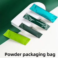 Petits sachets en bâtonnets Sachet lait miel longs sacs d'emballage feuille d'aluminium en bandes petit sachet vide pour thé café en poudre