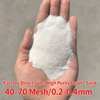 Arena de Cuarzo de Grado Industrial Blanco Puro, Malla 3000 8000, 99.99% de Pureza, para la Fabricación de Vidrio Químico