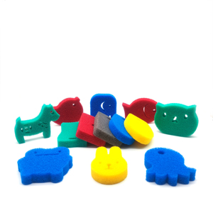 Éponge à récurer en silicone Éponge de nettoyage de cuisine réutilisable Éponge à vaisselle douce pour la vaisselle Parfum de légumes Moisissure - Product Image 1