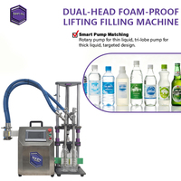 Mesin Pengisi Cairan Botol Kosmetik, Deterjen, dan Sampo Swift-Fill Factory Custom Stable Operation, Dual-Head, Anti-Busa, dan Dapat Diangkat