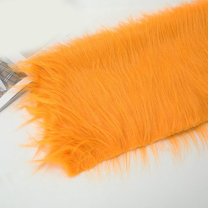 Polyester Luxury Colorful Color Customization 12 CM Long Pile Thick Faux Fur Fabric for Garment - Product Image 6