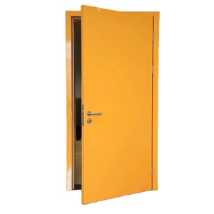 Tùy chỉnh hoàn thành bề mặt thiết kế hiện đại xây dựng hội thảo an toàn hạt gỗ chống cháy thép cửa - Product Image 6