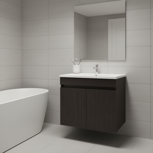 Mueble de Baño Tarentum de 48 Pulgadas con Acabado en Madera Oscura, Diseño Moderno, Lavabo Rectangular de Cerámica, de Pie - Product Image 2