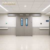 Porte de protection radiologique coulissante automatique, porte de salle de tomodensitométrie (CT) blindée au plomb pour salle de radiographie et salle d'opération hospitalière