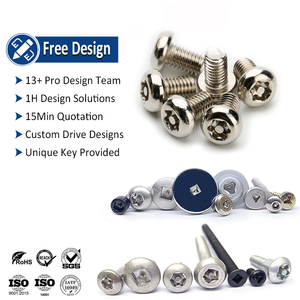 Tornillo de seguridad de cabeza alomada M2 M3 M4 M5 M6 M7 M8 M10, tornillo antirrobo <span class=keywords><strong>Torx</strong></span> con resistencia a la manipulación - Product Image 1